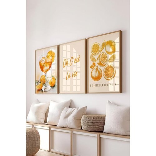 WALLXPERT &Ccedil;-300766 - 5070 vi&scaron;enamenski set dekorativnih slika (3 komada) Cene