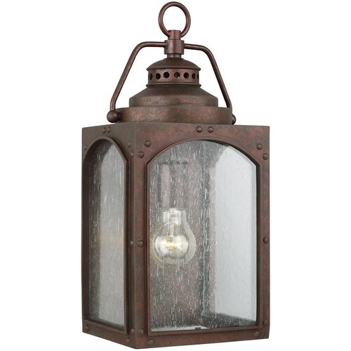 Elstead Lighting Elstead Randhurst Zunanja stenska svetilka z 1 svetlobo, srednje velika, bakrov oksid, IP44, E27, (22100167) Cene