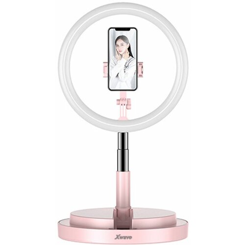 Selfie stalak led svetlo, visina 58-168cm, roze ( 028550 ) Slike