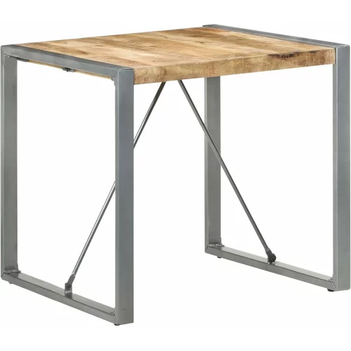  Blagovaonski stol 80 x 80 x 75 cm od grubog drva manga