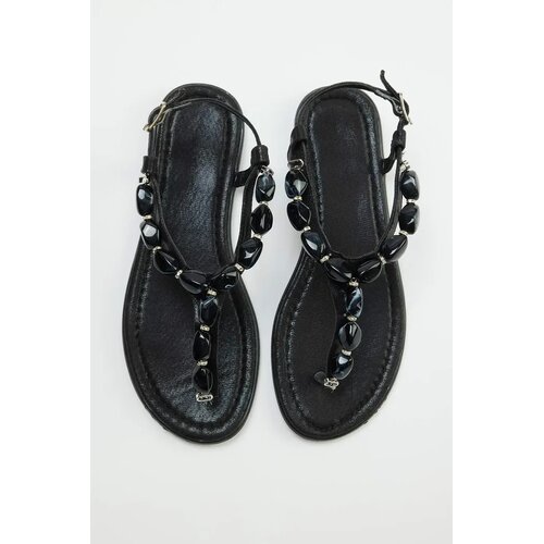 Trendyol Shoes Ženske sandale Takss26Sd00017, Crne Cene
