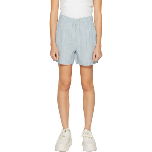 Vero_Moda Kratke hlače & Bermuda Vmmindy Hw Pinstripe Linen 10304669 Modra Cene
