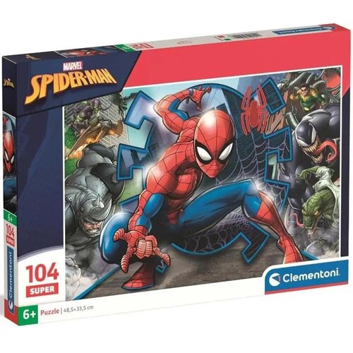Clementoni Spider-Man in njegovi sovražniki 104-delna super sestavljanka - Cene
