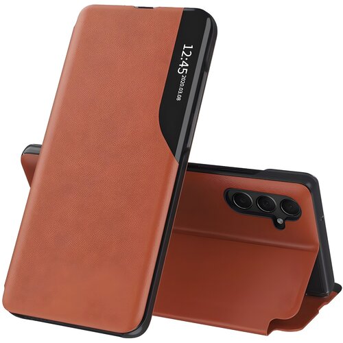 Techsuit Elegantna knjižna futrola View Case za Samsung Galaxy A25 5G - Narančasta Cijene