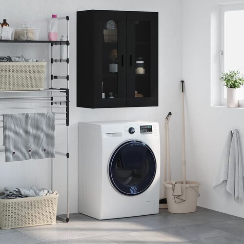 vidaXL Zidni ormarić crni 69 5 x 34 x 90 cm Cijene