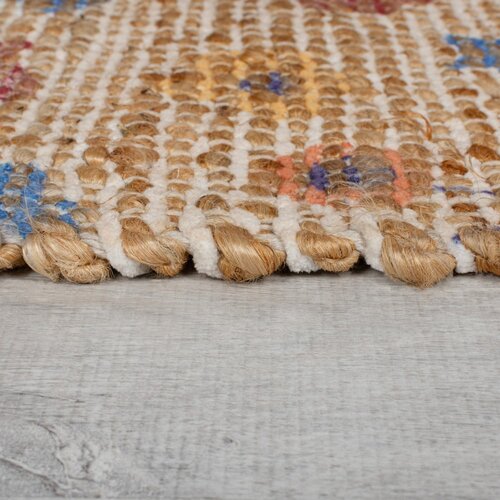 Flair Rugs ročno tkana preproga iz me&amp;scaron;anice jute v naravni barvi 160x230 cm taylor patchwork &amp;ndash; Slike