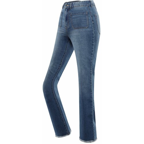 NAX Women's jeans pants DAWEA dk.metal blue Cene