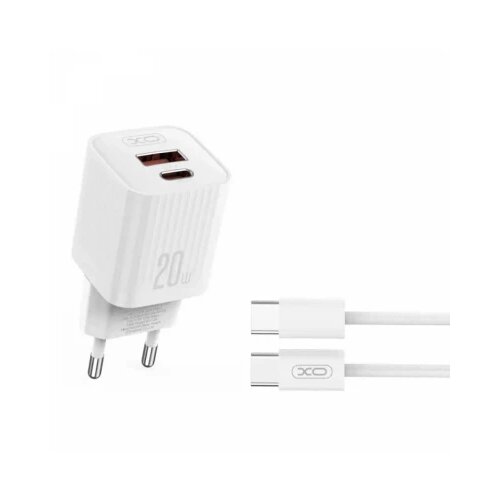 XO L147 Kućni punjač 20W PD + Tip C kabl 1m Slike