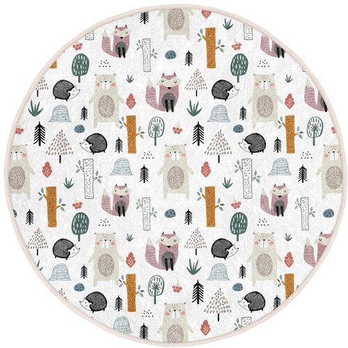 Mila Home Bela otroška preproga ø 80 cm Comfort – Cene