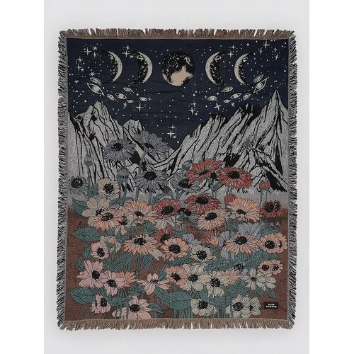 Blue Tomato Tapestry Blanket flower mountain Cene