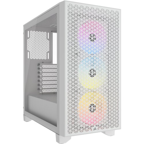 Corsair 3000D RGB AIRFLOW bijeli | PC kući&amp;scaron;te Slike