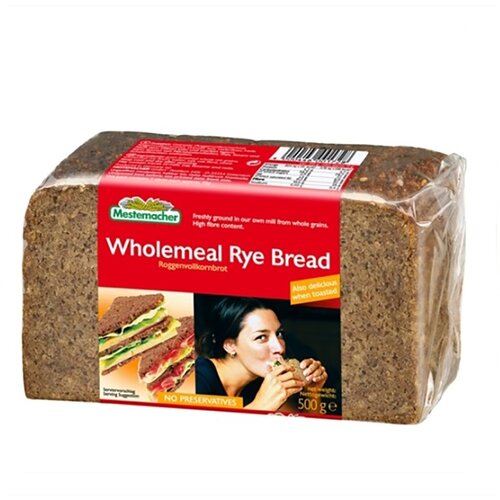 Mestemacher Wholemeal rye bread, 500g, Mestemacher Cene