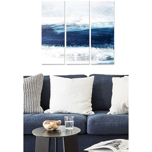 Wallity MDF1294869823 multicolor decorative mdf painting (3 pieces) Cene