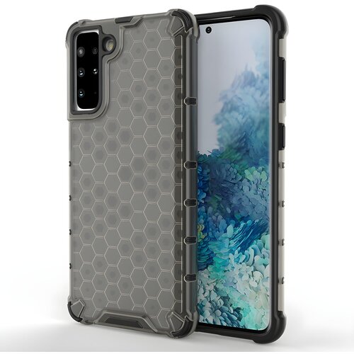  Honeycomb pancirna futrola sa silikonskim okvirom za Samsung Galaxy S21 Plus 5G/Galaxy S30 Plus - Crna KP10011 Cene