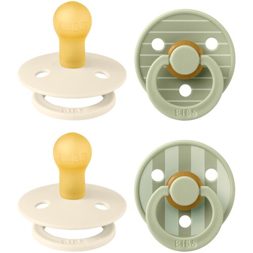 Bibs studio komplet tolažilnih dudic colour pin ivory vanilla &amp;amp; sage mix Slike