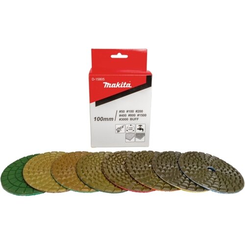 Makita 8-delni set diamantnih polirnih plošč D-15805 Cene