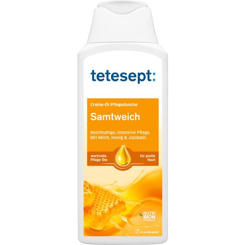 TETESEPT Kremno-oljni gel za prhanje "Žametna mehkoba" - 250 ml Cene