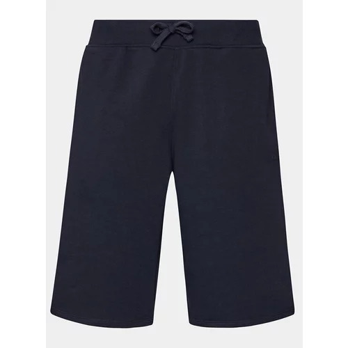 Guess Kratke hlače iz tkanine Clovis M4GD10 KBK32 Mornarsko modra Loose Fit