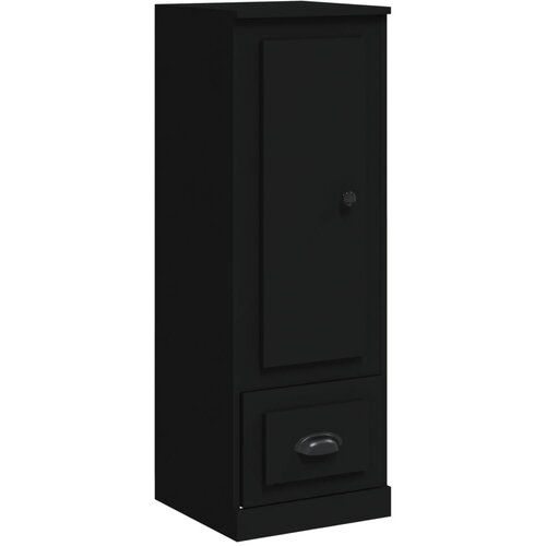 Maison Chic Komoda - Predalnik črna 36x35,5x103,5 cm inženirski les, (21715918) Slike