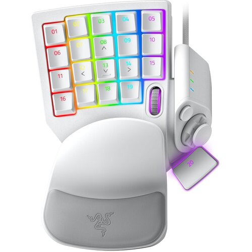Razer Tartarus Pro žična igralna plo&scaron;čica bele barve Cene
