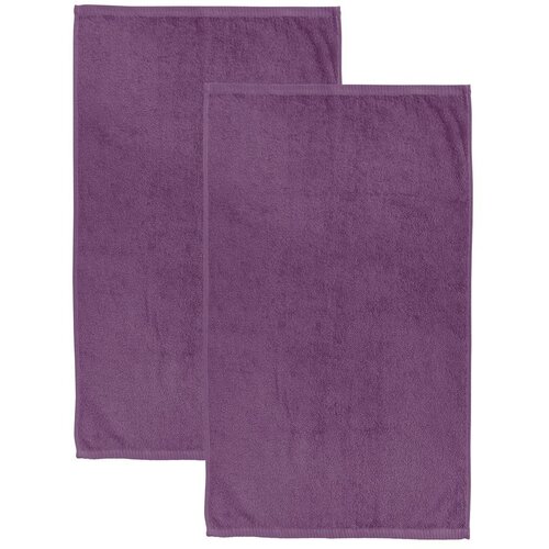 Catherine Lansfield Vijolične hitro su&amp;scaron;eče frotirne bombažne brisače v kompletu 2 ks 90x140 cm Quick Dry &amp;ndash; Slike