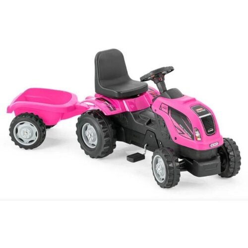 dečiji traktor na pedale sa prikolicom, Roze Slike