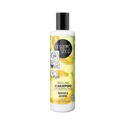 Organic Shop refilling shampoo banana & jasmine - 280 ml