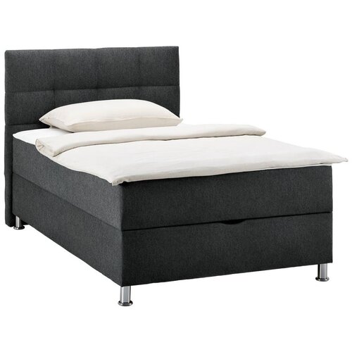 M&amp;ouml;max Postelja Boxspring Oviedo, Antracit, 120x200 Slike