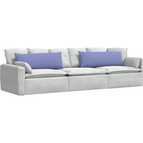 Jastučići za sofu 2 pcs Traper plava 120 x 40 cm tkanina Slike