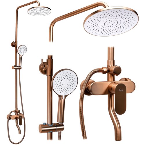 Rea Komplet za prhanje DROP Brush Copper Cene