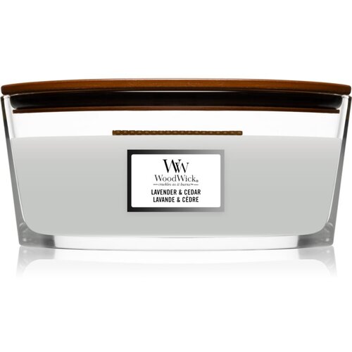WoodWick lavender & cedar dišeča svečka 610 g unisex Cene