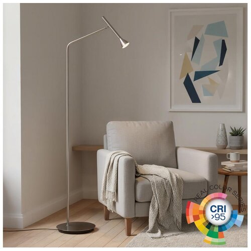 Ideal lux - led podna lampa diesis LED/4,5W/230V cri 95 mat hrom Cene