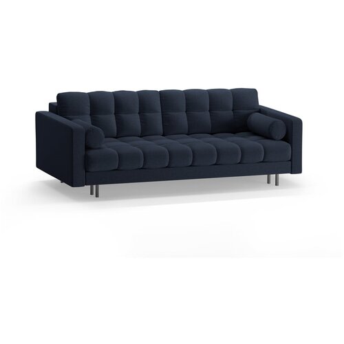 Cosmopolitan Design Temno modra raztegljiva sedežna garnitura s prostorom za shranjevanje 222 cm Bali &amp;ndash; Slike