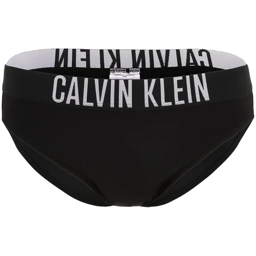 Calvin Klein Swimwear Kratke kopalne hlače črna / bela