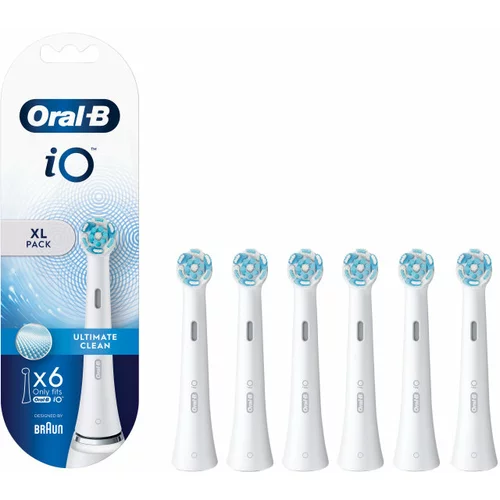 Oral-b io zamjenske glave ultimate clean bijele - 6 komada