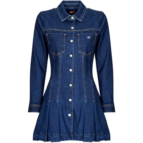 Tommy Jeans DENIM PLEATED TRUCKER DRESS sarena Slike