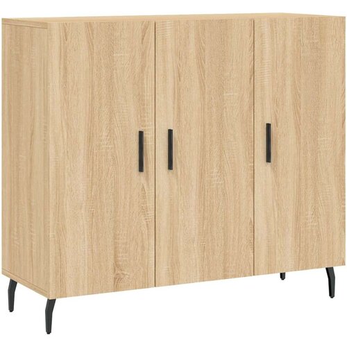 VidaXL Komoda boja hrasta sonome 90x34x80 cm od konstruiranog drva Slike