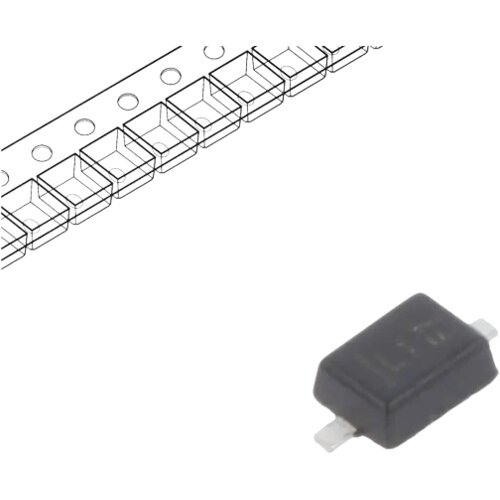  Dioda ZENER 2.7V 0.4W D3Z2V7BF-7 Cene