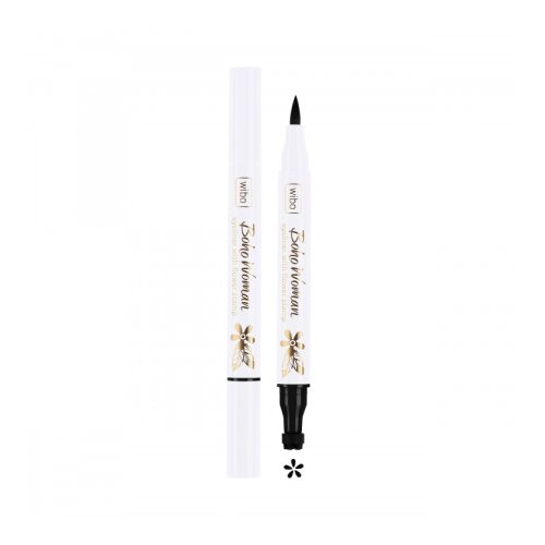 Wibo črtalo za oči in štampiljka - Boho Woman Eyeliner With Stamp - Flower Cene