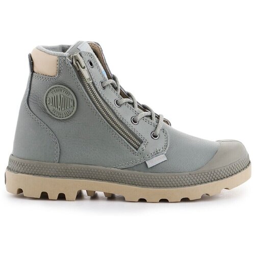 Palladium Pampa HI Cuff WP Siva Slike