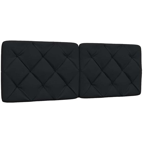  Okvir za krevet bez madraca crni 140 x 190 cm od tkanine Slike