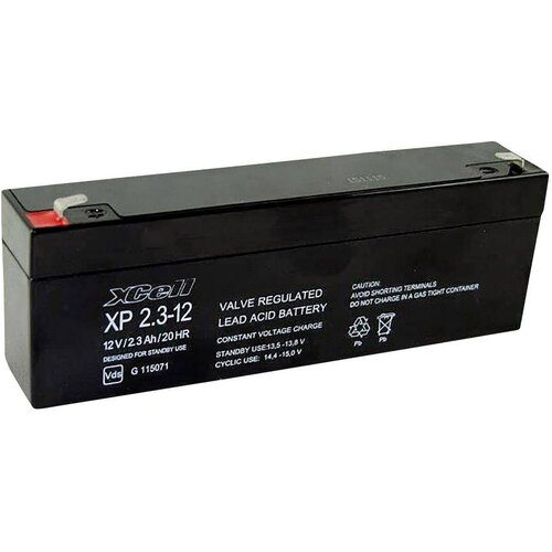 XCELL Svinčev akumulator 12 V 2.1 Ah XP2.112 XCEXP2.112 Blei-Vlies (AGM) (B x H x T) 178 x 66 x 35 mm ploščati vtič 4.8 mm vzdrževanje ni potrebno\, VDS-certificirano, (20438133) Cene