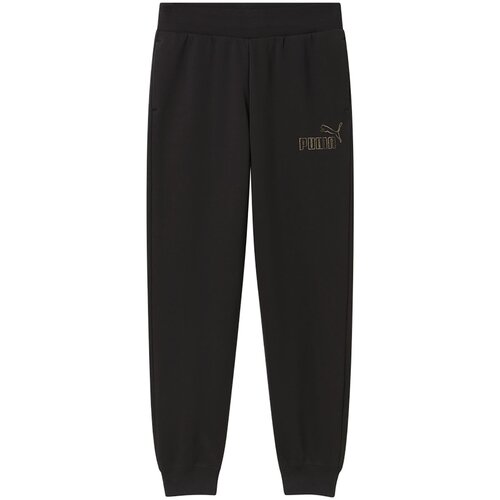 Puma Hlače Ess Rhinestone Logo Pant Fl G Črna Slike