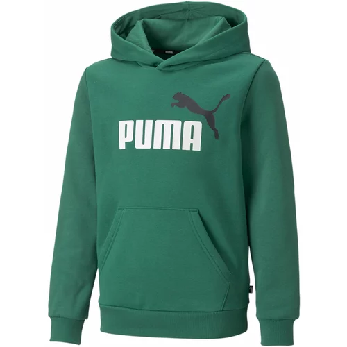 Puma Majica travnato zelena / črna / bela