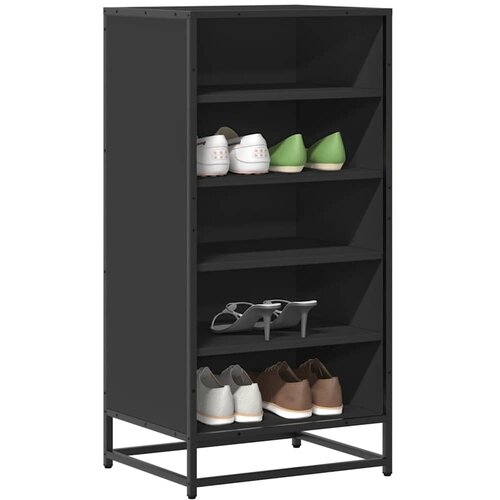  Stalak za cipele crni 48x38x97,5 cm izrađeno drvo Cijene