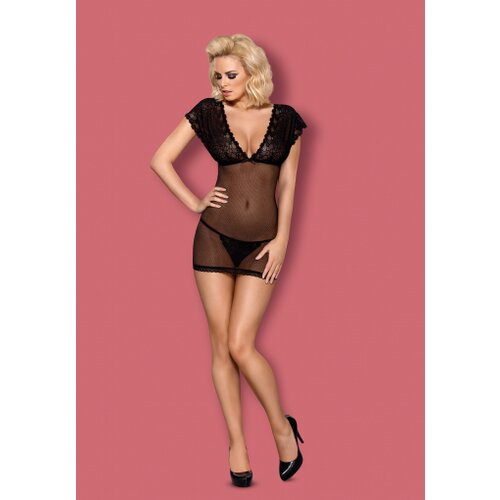 Obsessive 2023 NegliŽe Obsessive 821 Black-črna-l/xl Slike