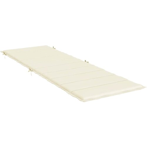  Jastuk za ležaljku krem 186x58x4 cm od tkanine Oxford Slike