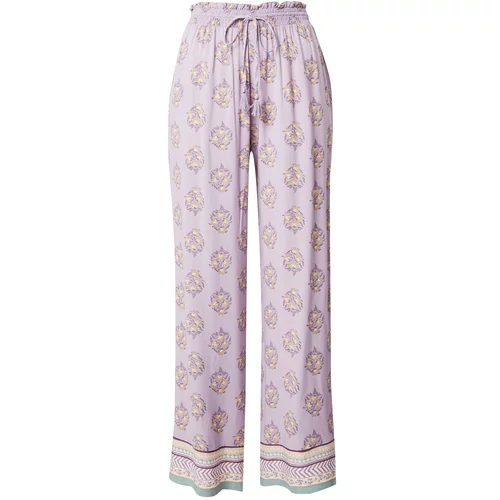 women'secret Pidžama hlače svijetložuta / pastelno ljubičasta / tamno ljubičasta / bijela
