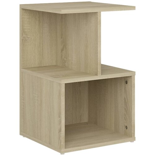 Maison Chic Nočna omarica - Nočna miza sonoma hrast 35x35x55 cm iverna plo&amp;scaron;ča, (21687690) Slike