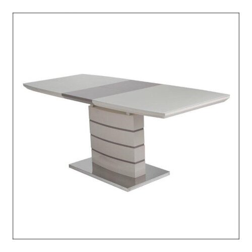 Art Invest Trpezarijski sto Valerio MDF Cappuccino visoki sjaj 1400(1800)x800x750 mm Slike